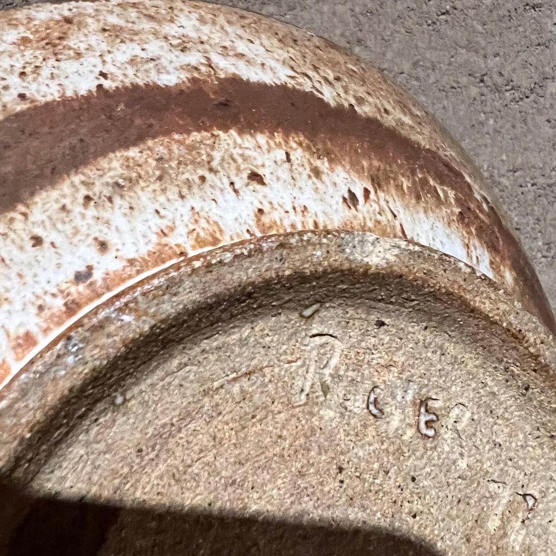 1970s Studio Art Pottery Modernist Serving Bowl - 6