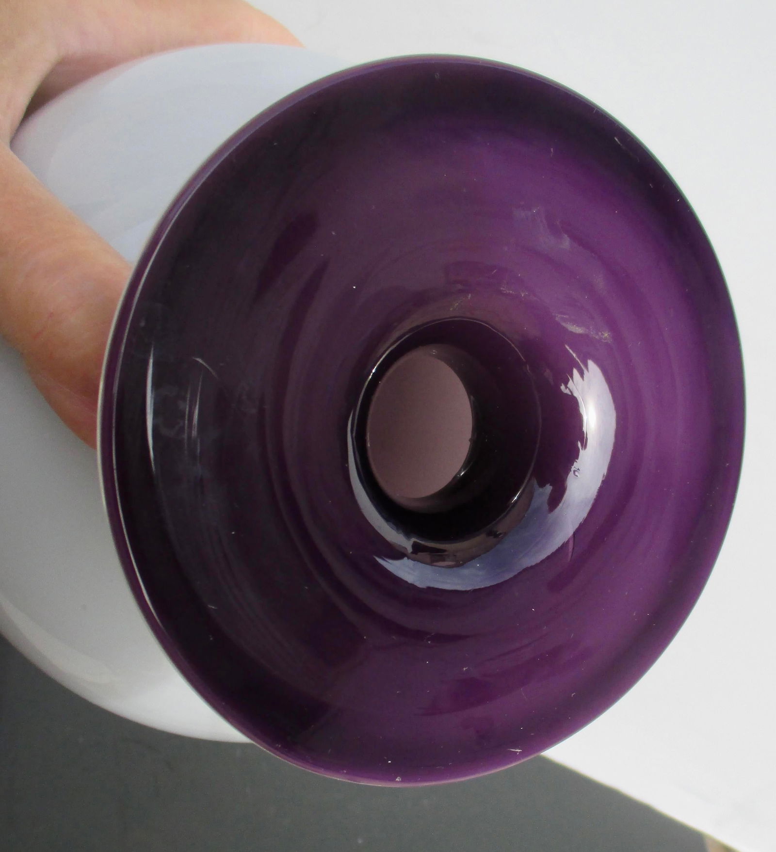 Art Glass Studio Flower Vase Circa 90s - 2