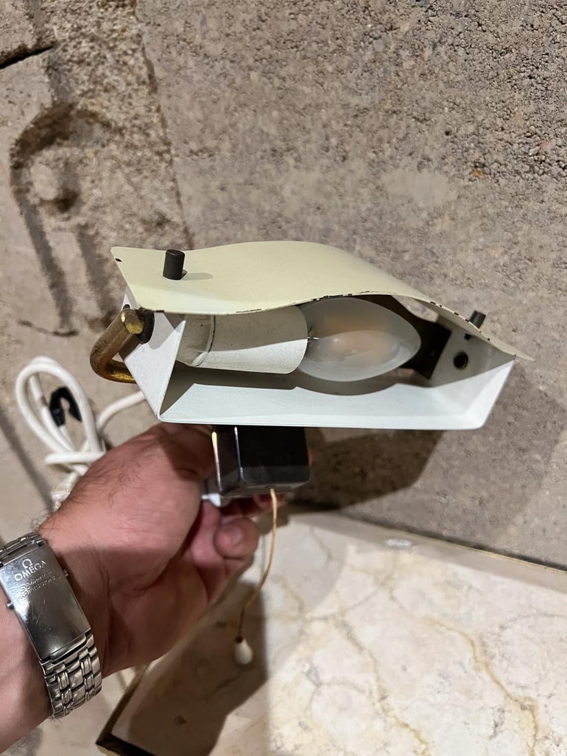 1950s French Wall Lamp Sconce Lita France Style Jacques Biny - 4