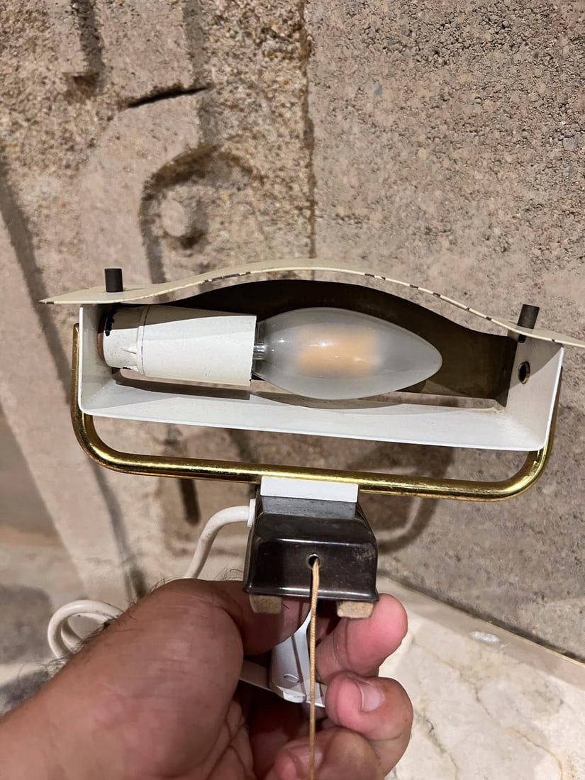 1950s French Wall Lamp Sconce Lita France Style Jacques Biny - 5