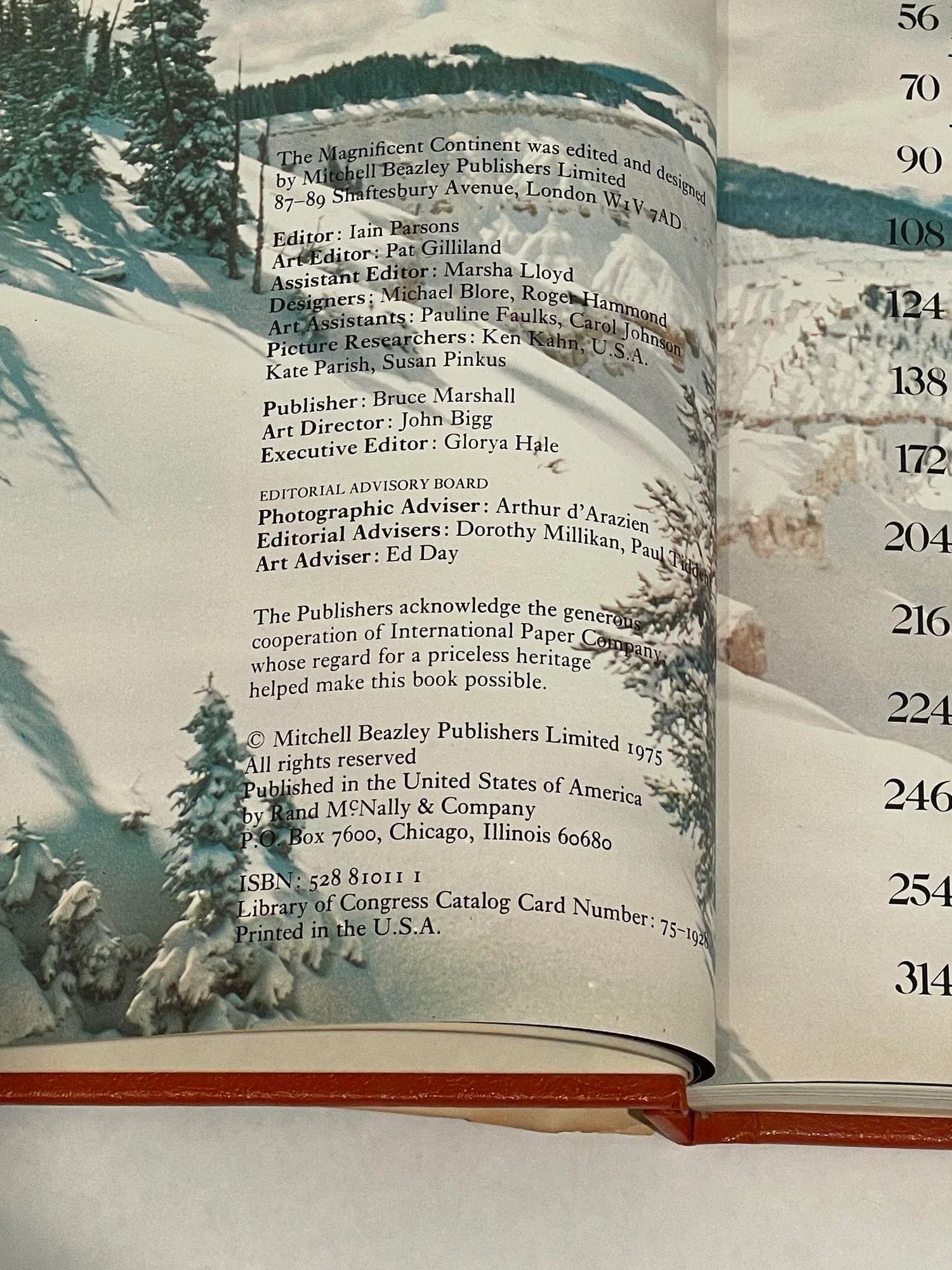 The Magnificent Continent Rand McNally and Iain Parsons Hardcover 1975 - 10