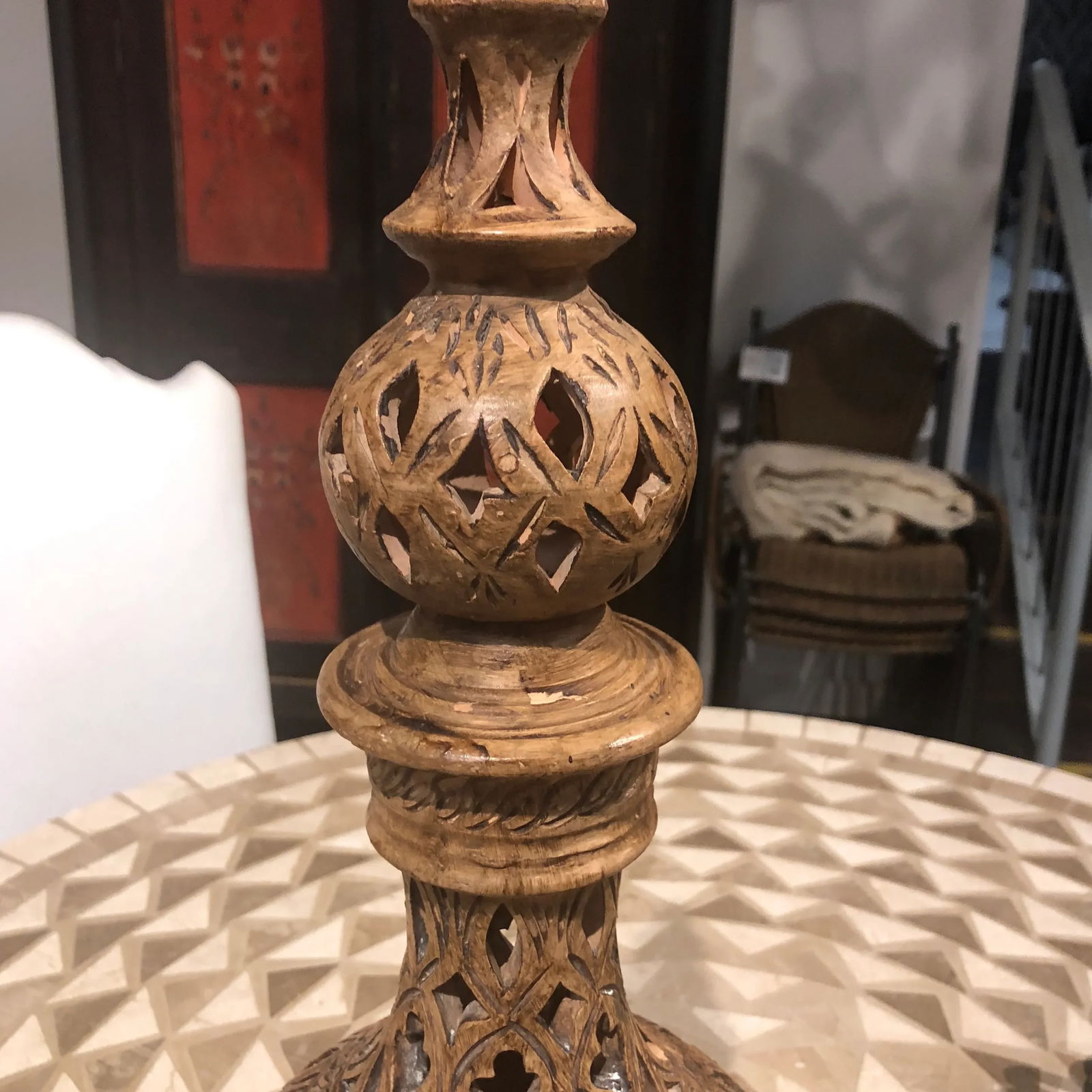 1990s Italian Ceramic Candle Holder - 5