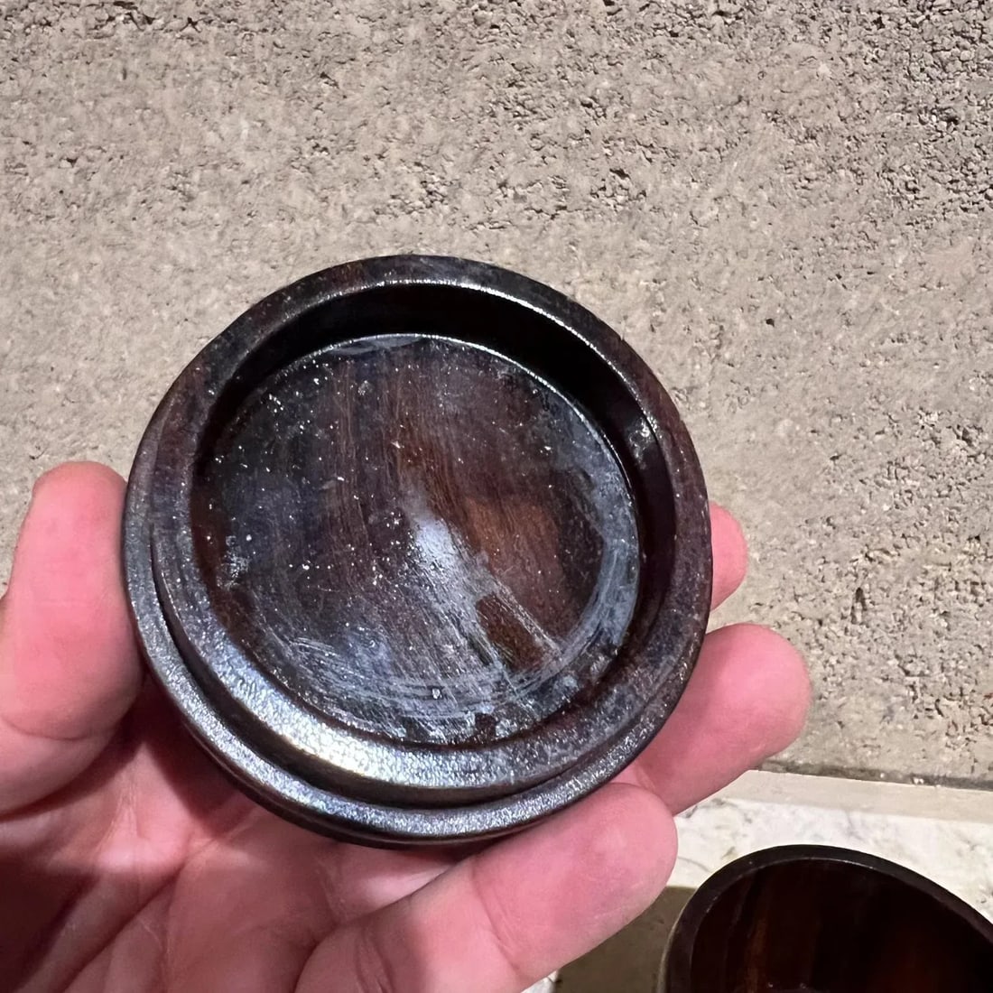 Mid-Century ModernPetite Rosewood Jar Lidded Vessel Box - 8