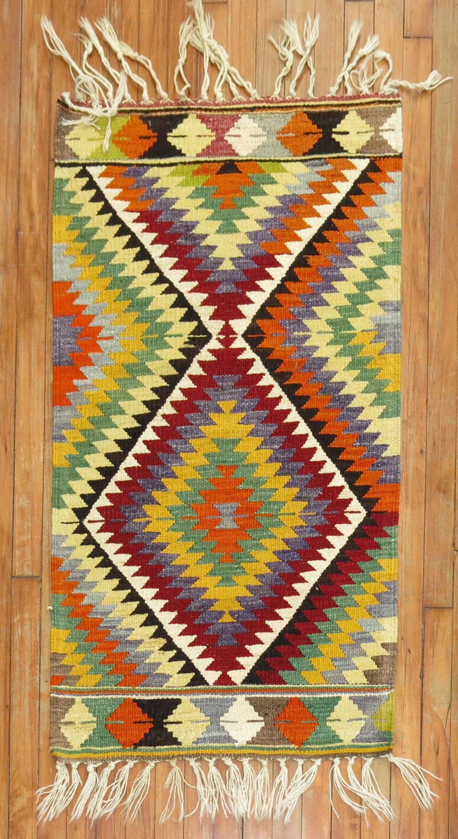 1960s Kilim, 2'3'' X 3'10'' - 6