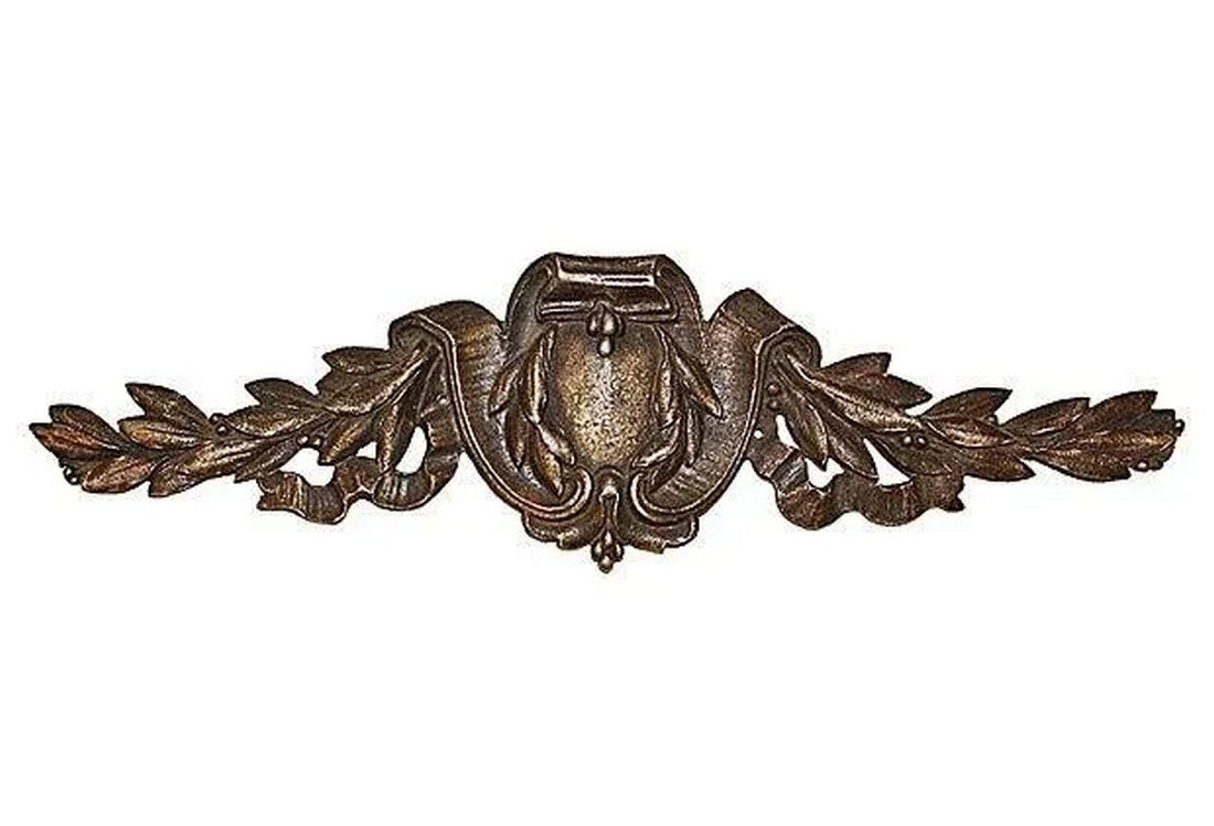 Antique Nickel-Plated French Bronze Mount Plaque (1 of 5)