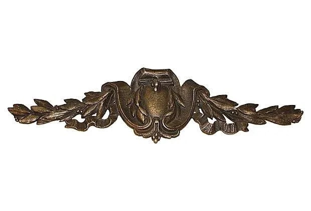 Antique Nickel-Plated French Bronze Mount Plaque - 2