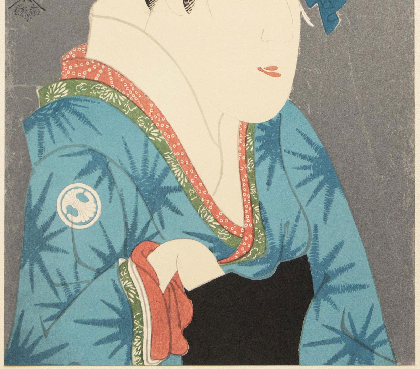 1964 After Sharaku "Actor Segawa Kikunojo in the Role of O'Shizu, the Wife of Bunzo", Full-Color Pri - 4