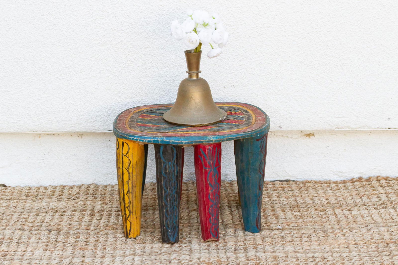 Bold & Colorful Nupe Stool - 8