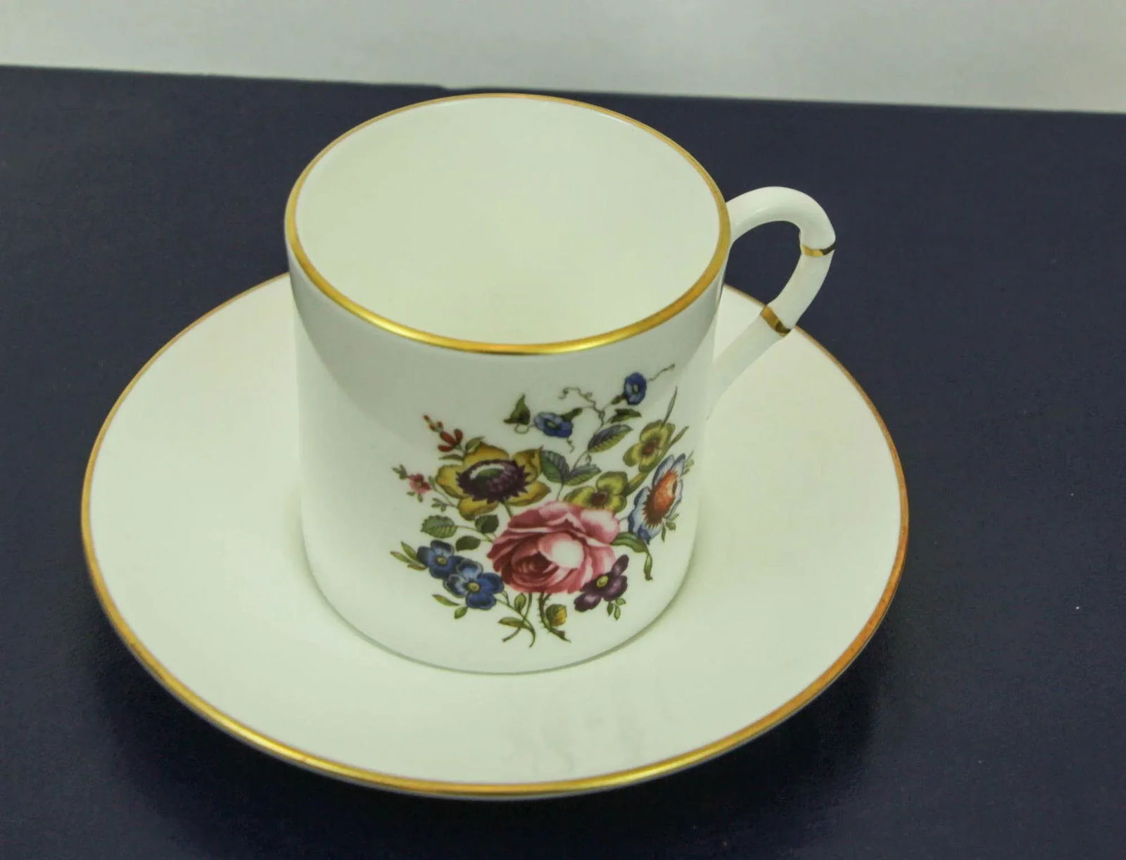 Royal Worcester England Set of Six Demitasse Cups and Saucers in Original Box - 12