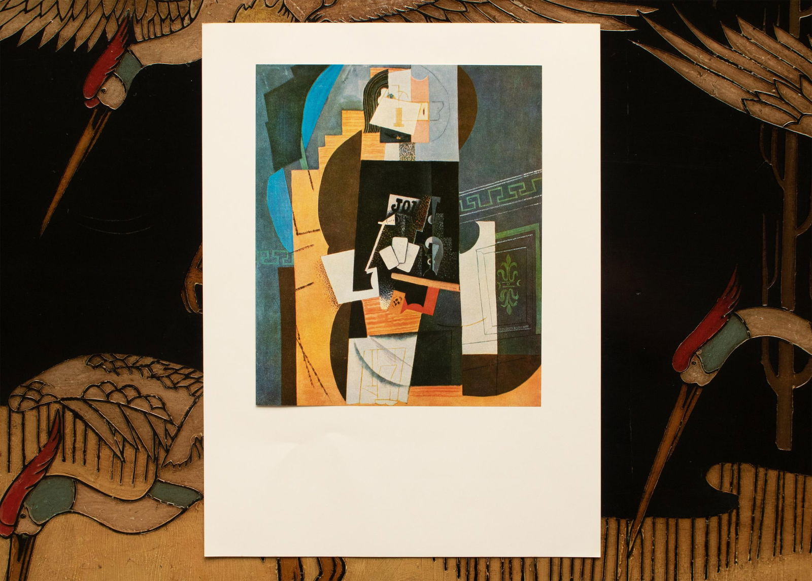 1971 After Pablo Picasso, "Card Player" Period Parisian Full-Color Print - 4