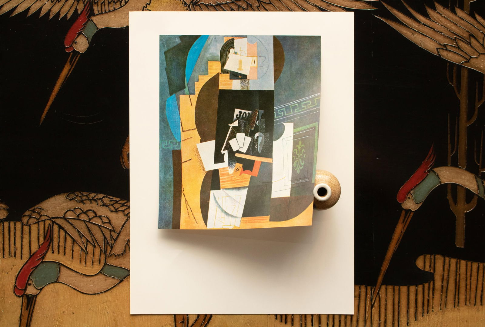 1971 After Pablo Picasso, "Card Player" Period Parisian Full-Color Print - 5