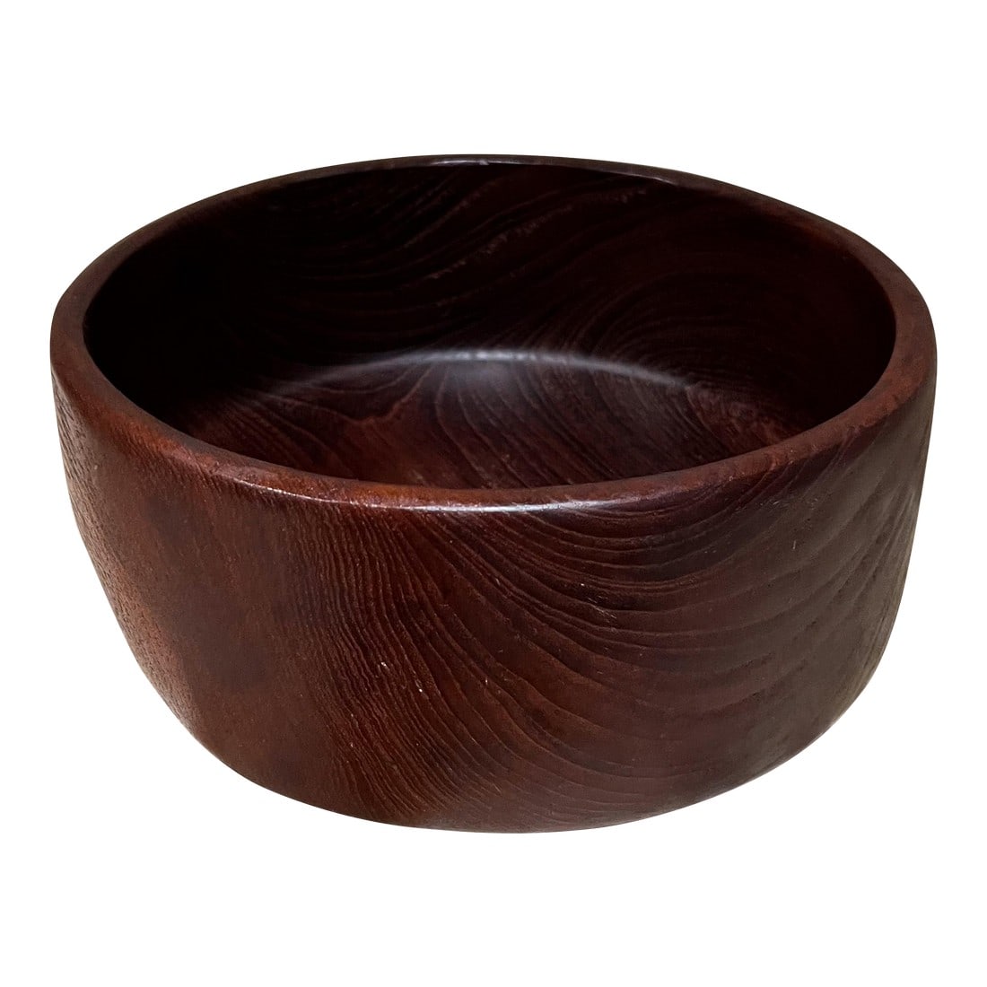 1960s Teak Wood Serving Bowl Danish Modern Style Dansk (1 of 5)