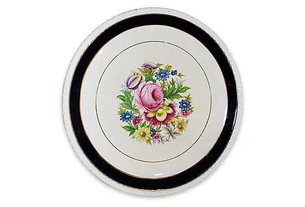 Ironstone Dessert Plates, S/12 - 2
