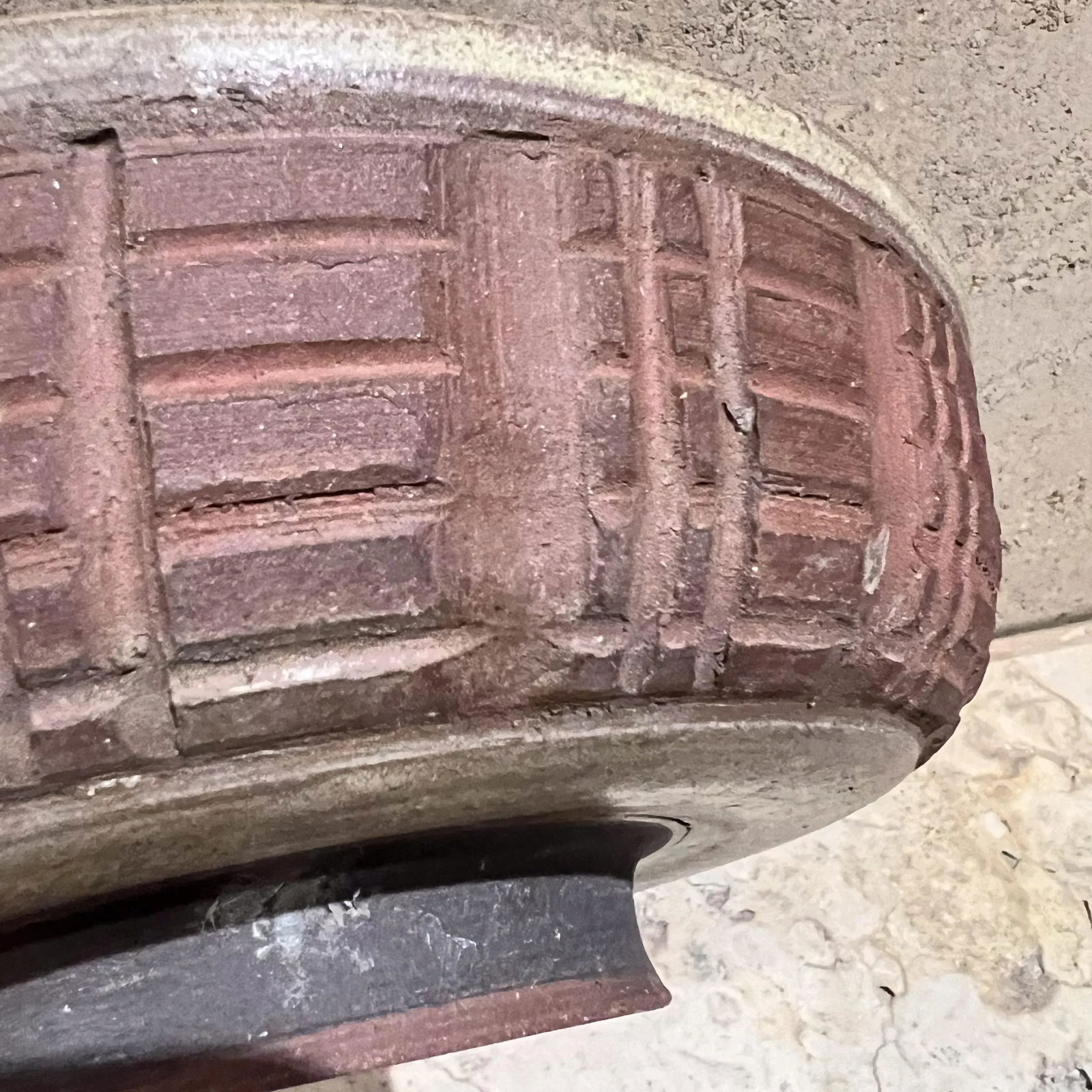 1970s Studio Art Pottery Modern Texturized Bowl - 2