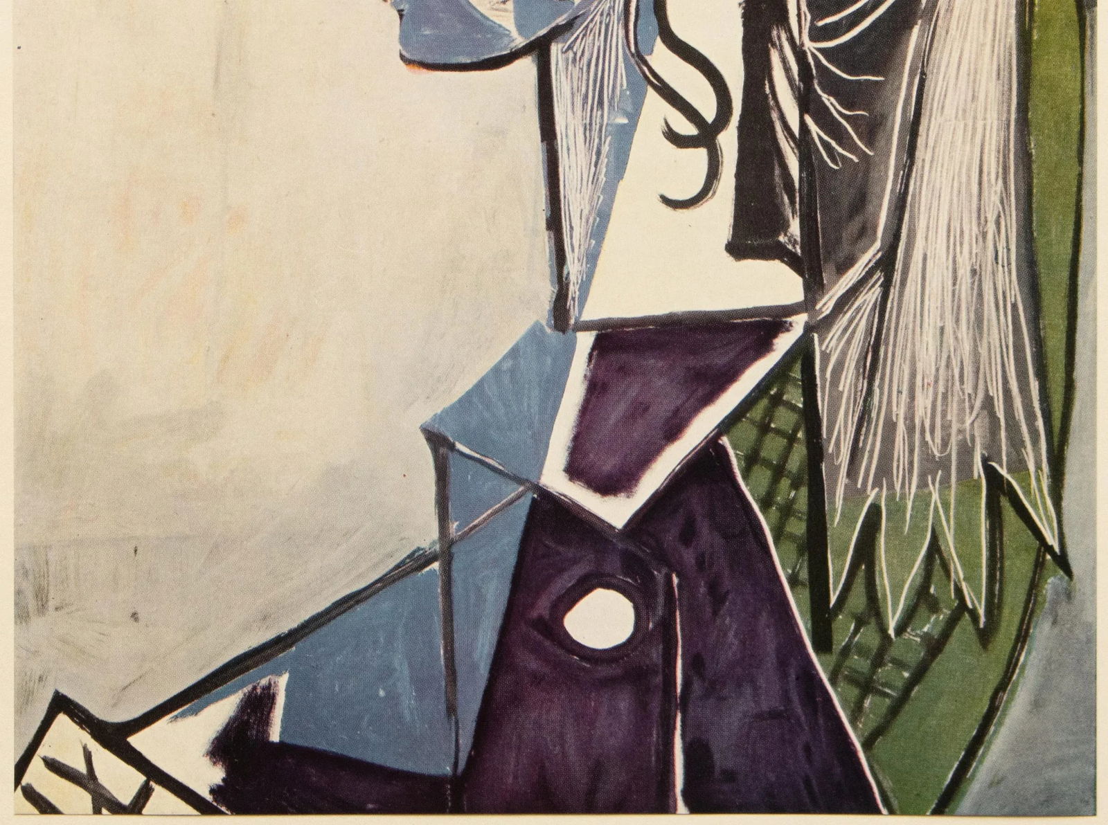 1957 After Pablo Picasso "Sylvette, Xiii", Period Full-Color Print - 4