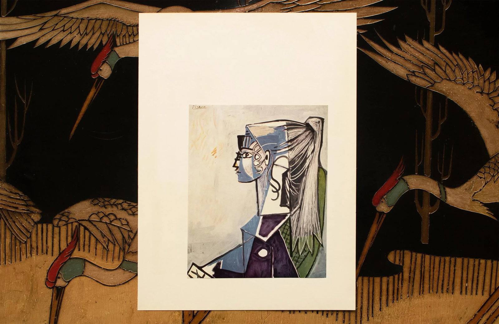 1957 After Pablo Picasso "Sylvette, Xiii", Period Full-Color Print - 6