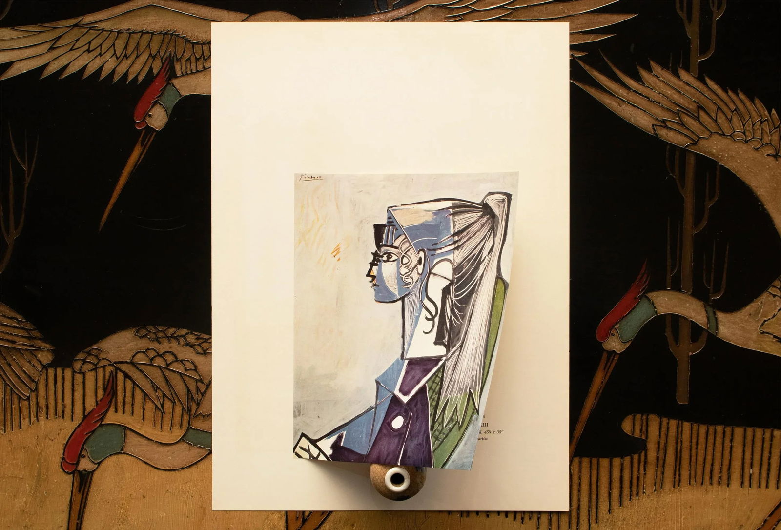 1957 After Pablo Picasso "Sylvette, Xiii", Period Full-Color Print - 7