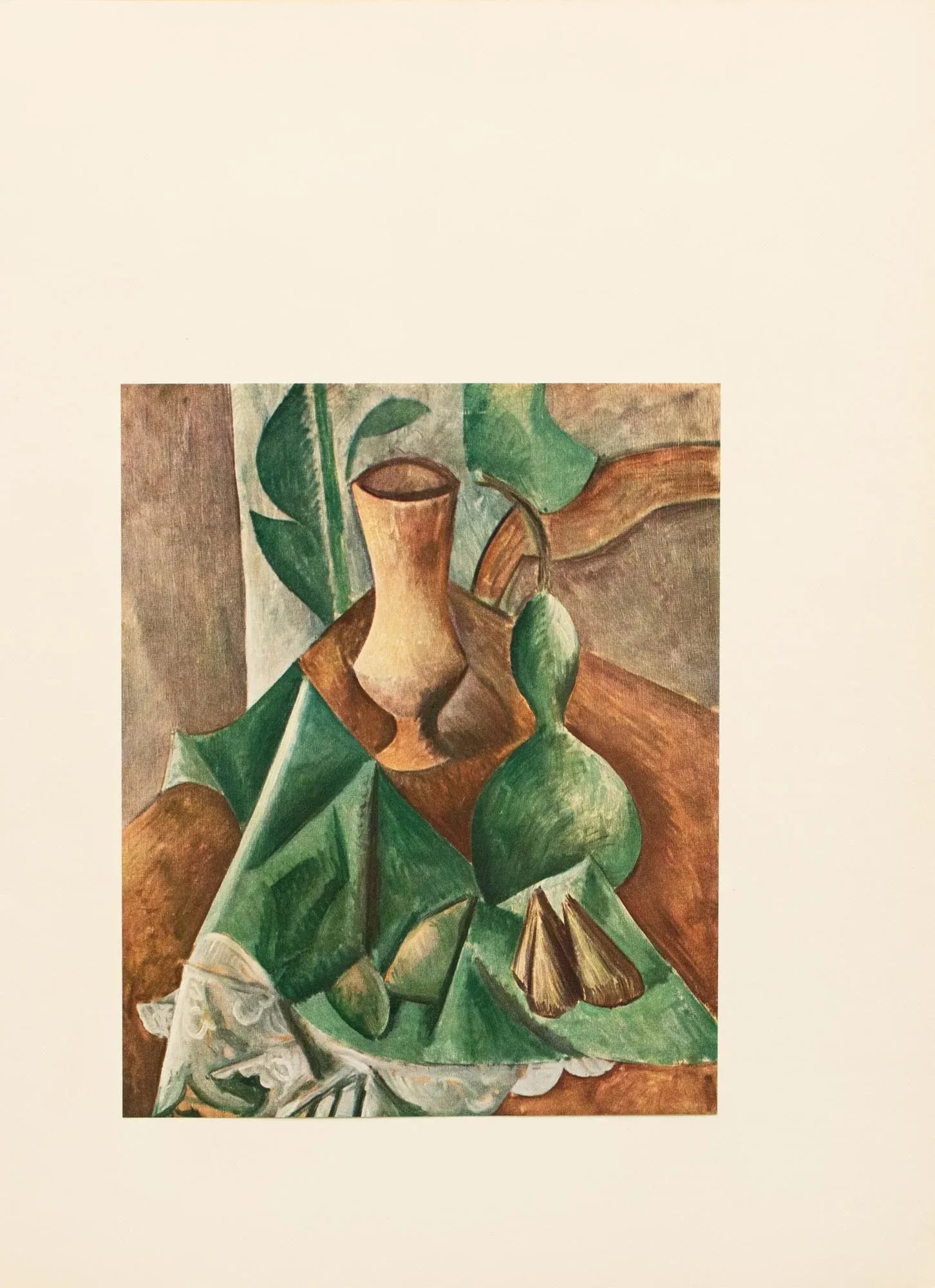 1957 After Pablo Picasso "Still Life With Gourd", Period Full-Color Print - 5
