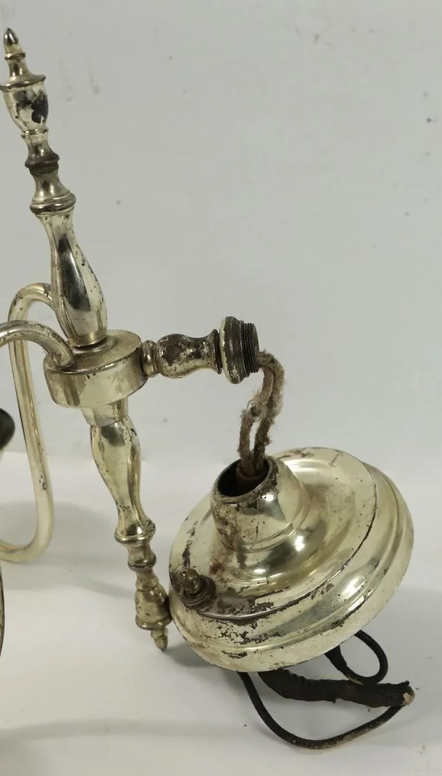 1920s Silver Plate Sconces-Set of 3 - 12