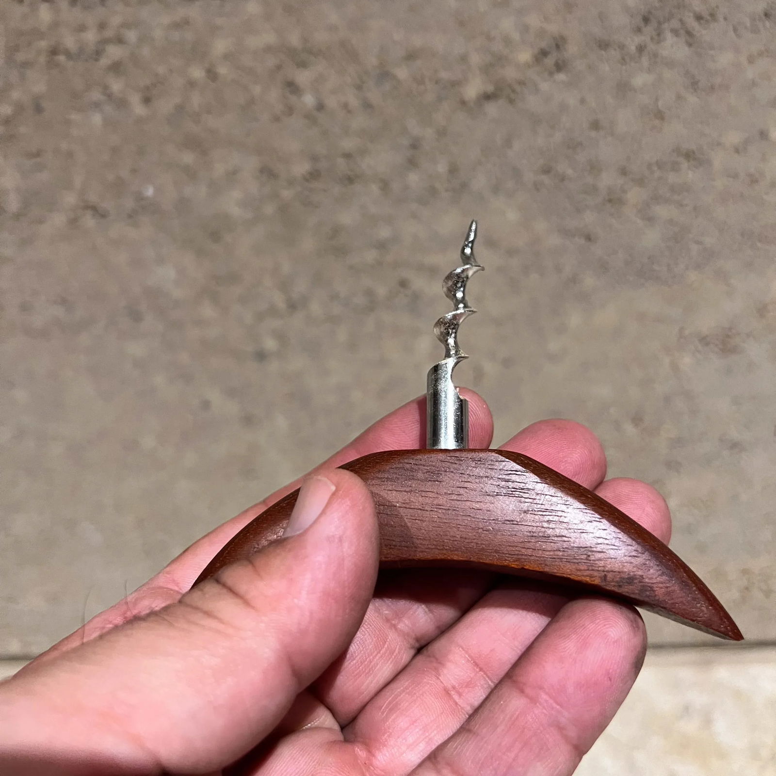 1960s Modernist Fish Teak Bottle Opener - 5