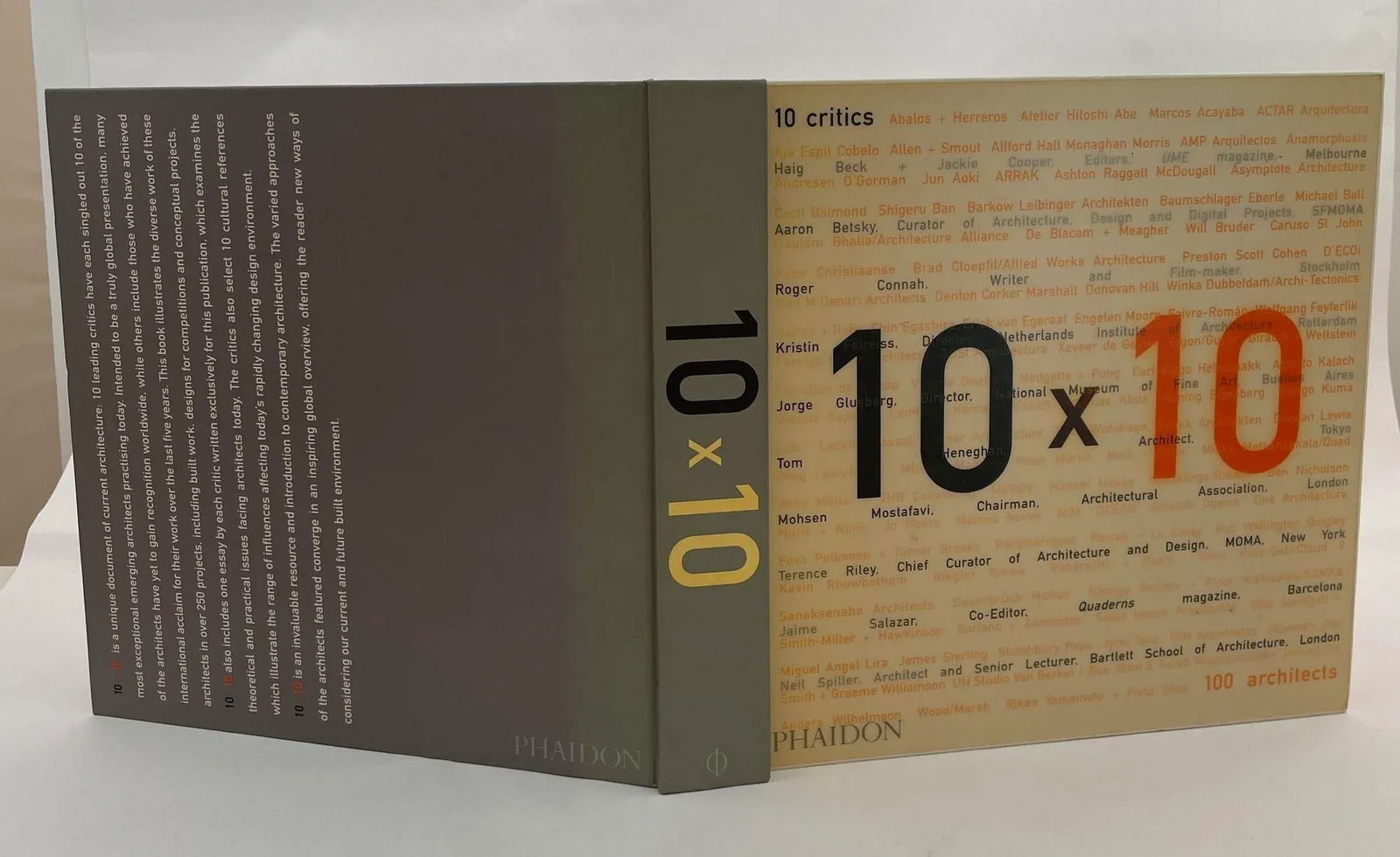 10 X 10: 10 Critics 100 Architects by Aaron Betsky Hardcover Phaidon - 5