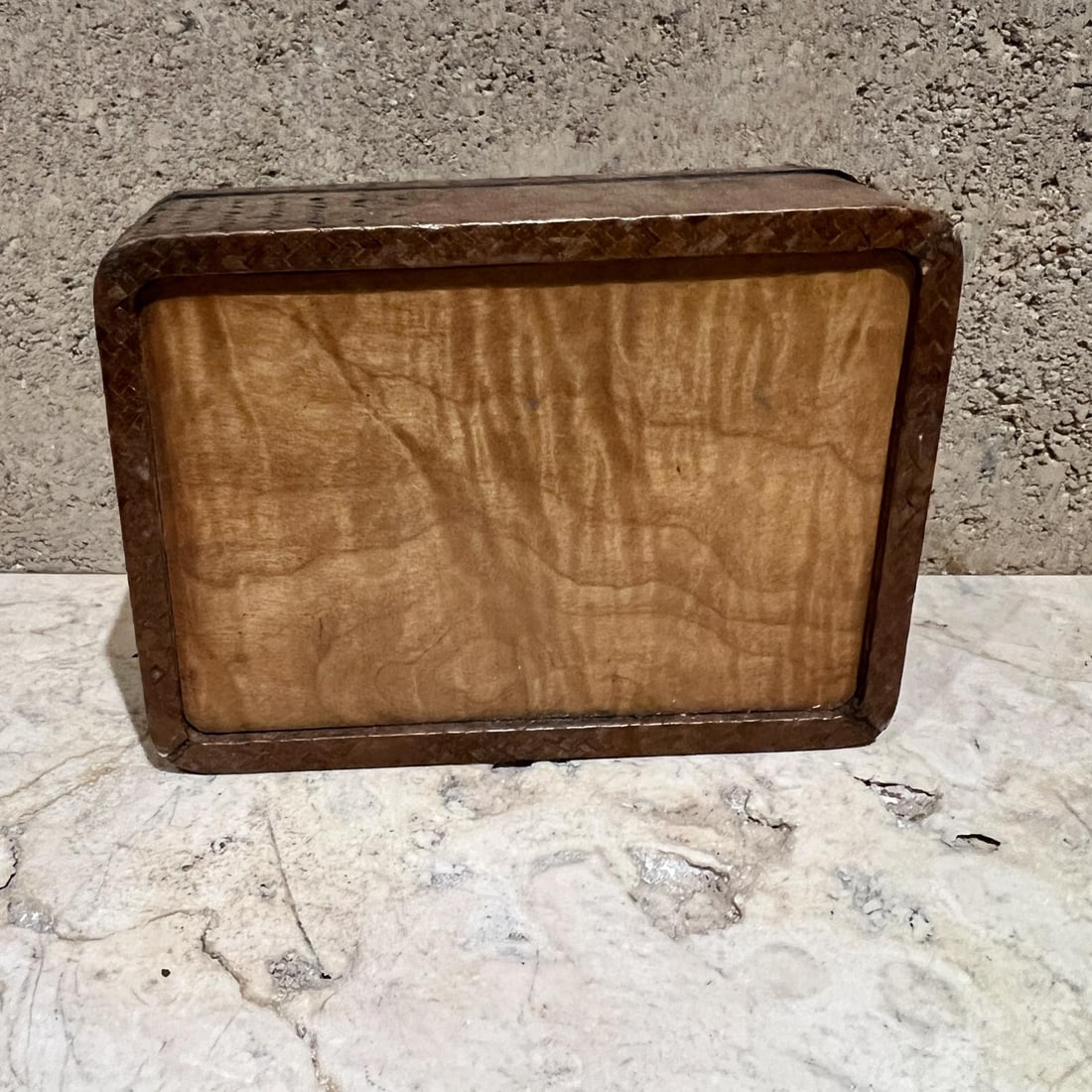 Antique Japanese Lacquer Cigarette Box Set - 4