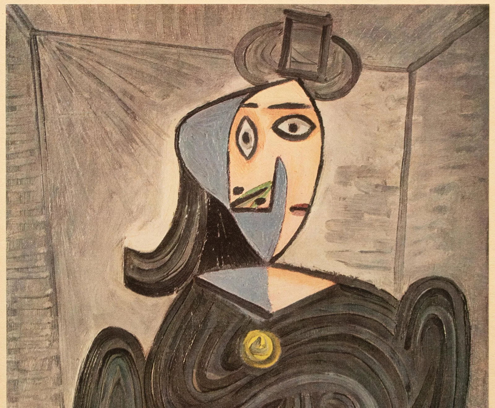 1943 After P. Picasso, "Portrait" First Edition Period Parisian Offset Lithograph - 3