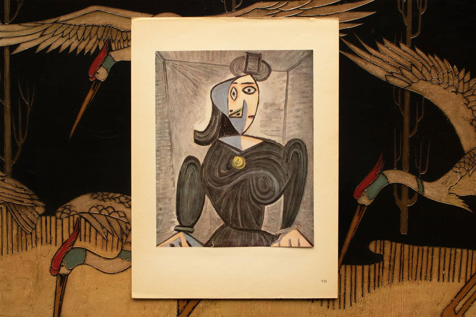 1943 After P. Picasso, "Portrait" First Edition Period Parisian Offset Lithograph - 6