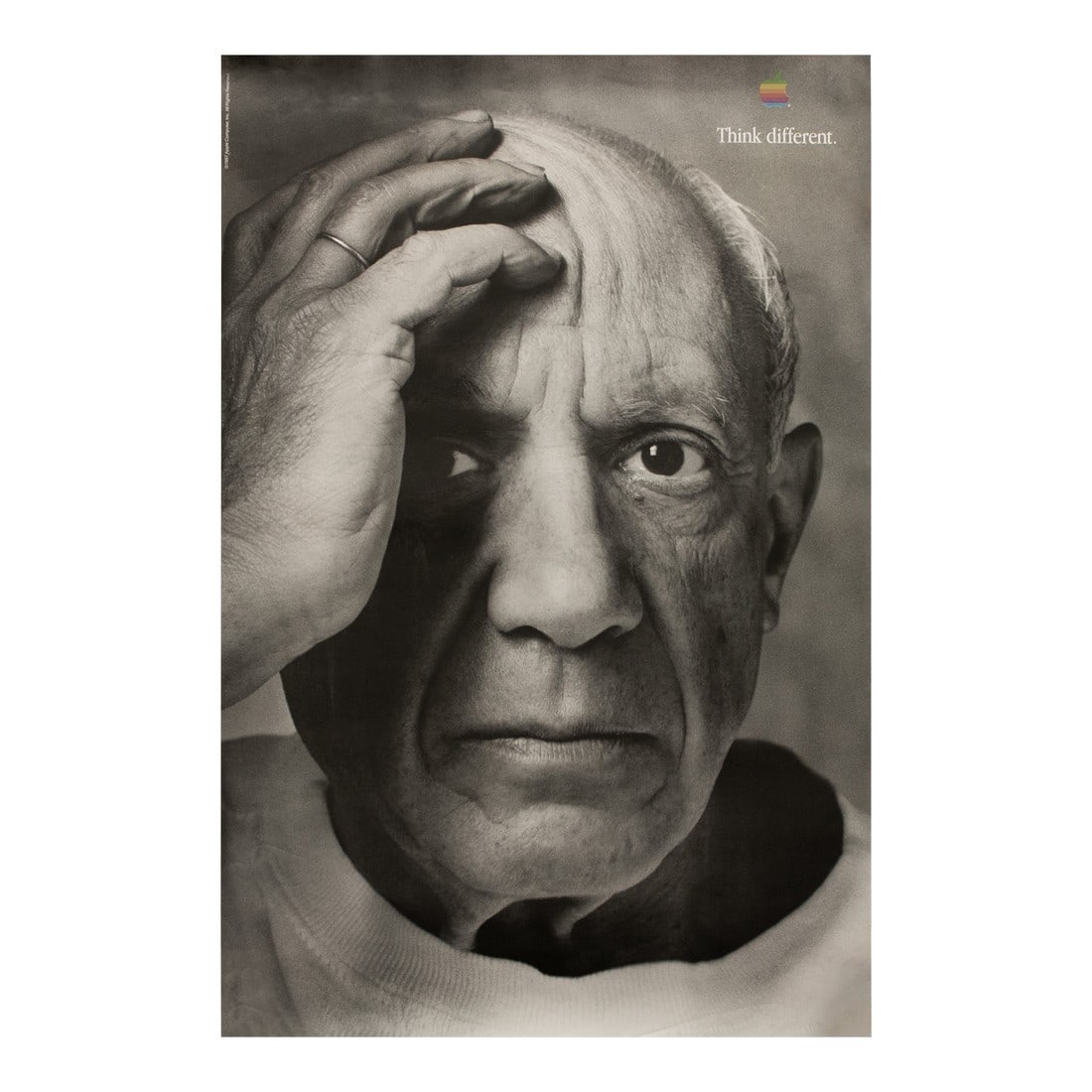 1997 Picasso Black and White Poster #1: Large black and white Picasso poster from 1997. Excellent - minor edge wear, never framed. Overall 24"W x 36"H Condition: Alterations: Original Condition Unaltered Imperfections: Some