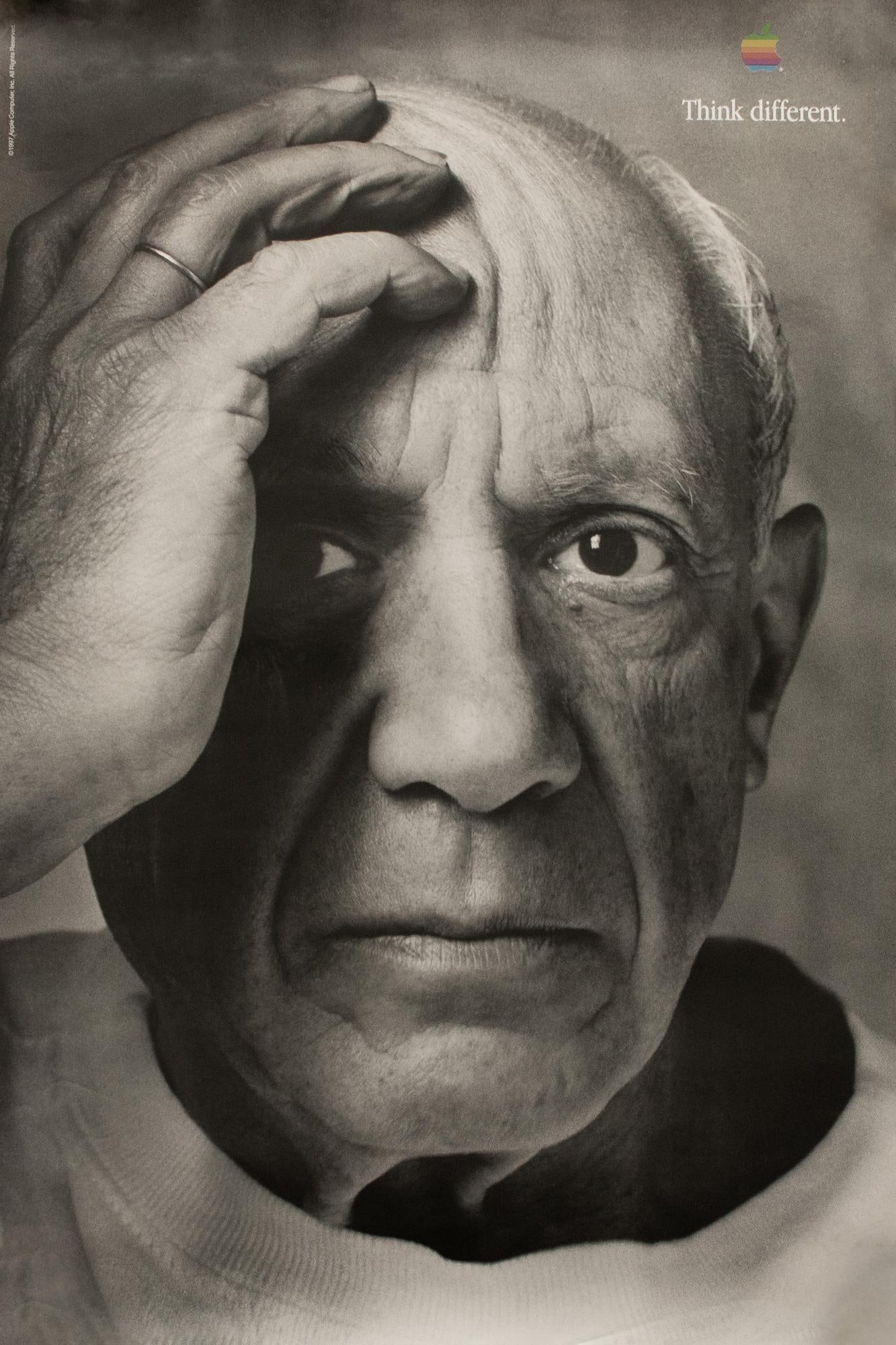 1997 Picasso Black and White Poster #1 - 3