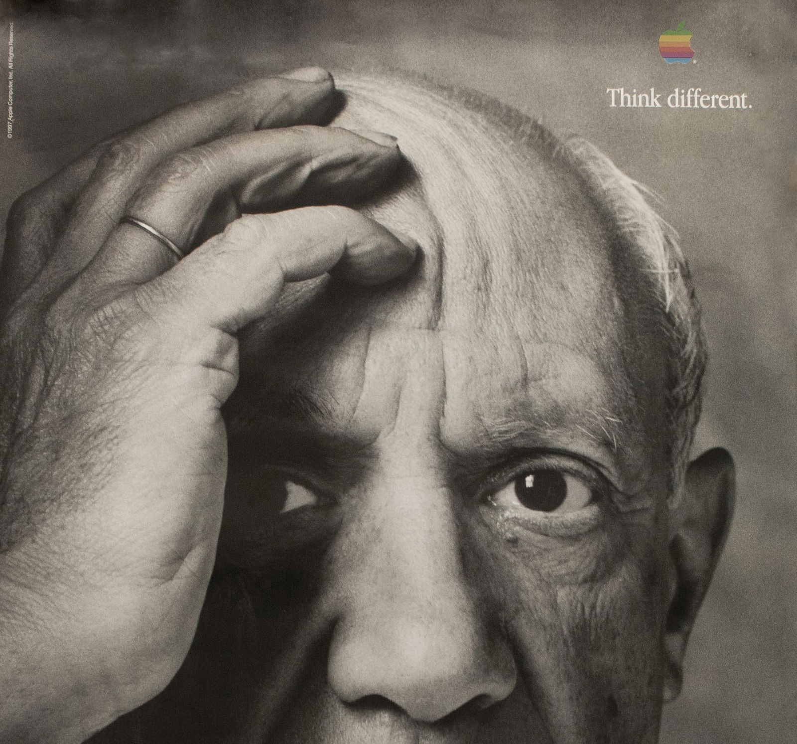 1997 Picasso Black and White Poster #1 - 4