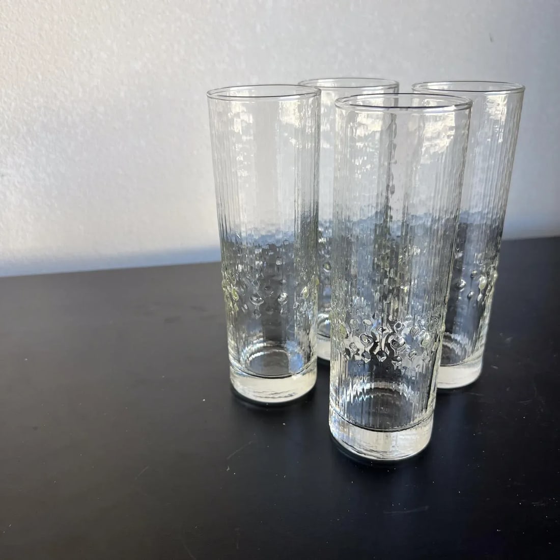 1960s Tapio Wirkkala Set of 4 Iittala Highball Tumbler Glasses Finland - 2