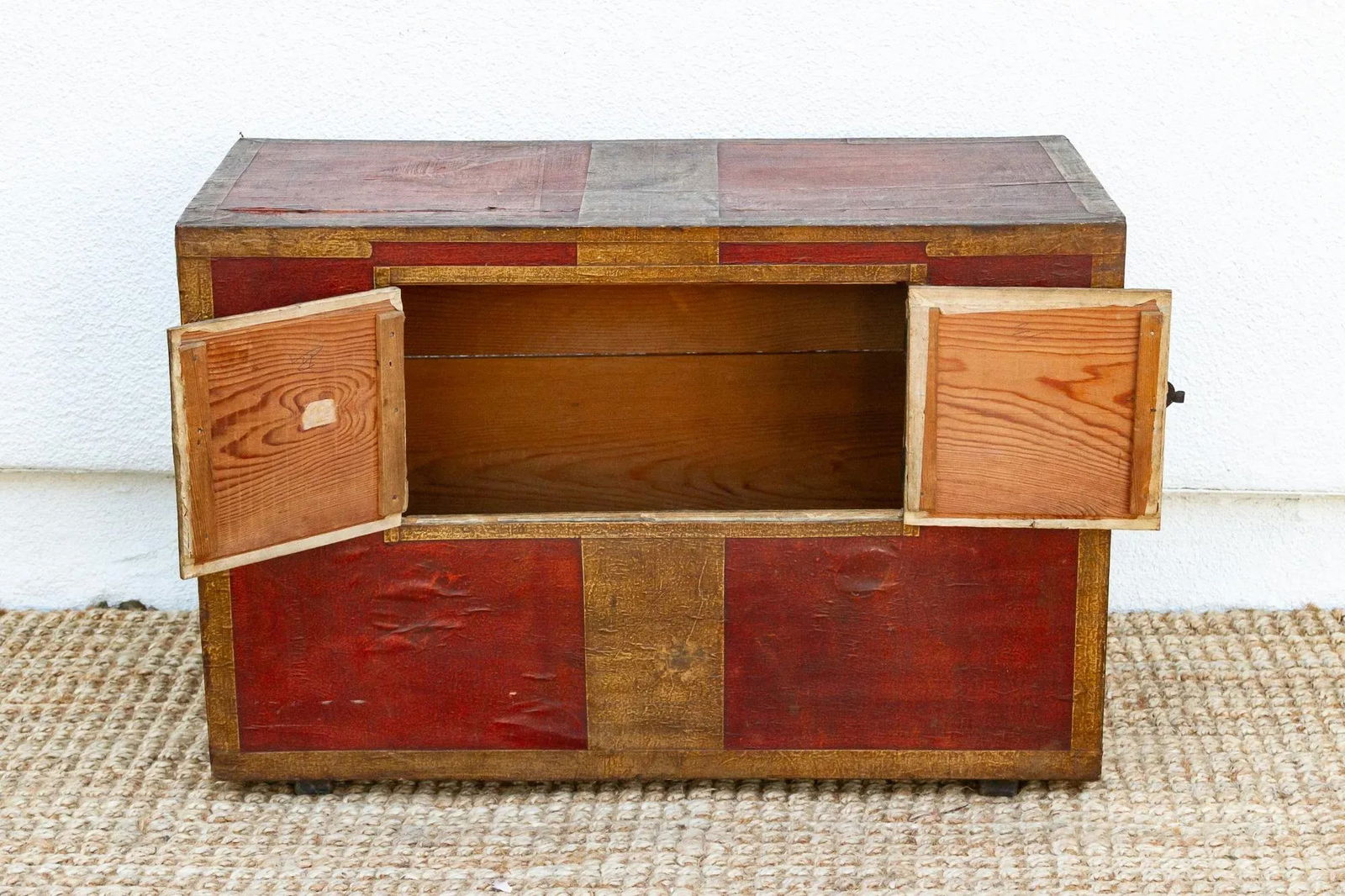 Antique Korean Painted Marriage Chest - 5