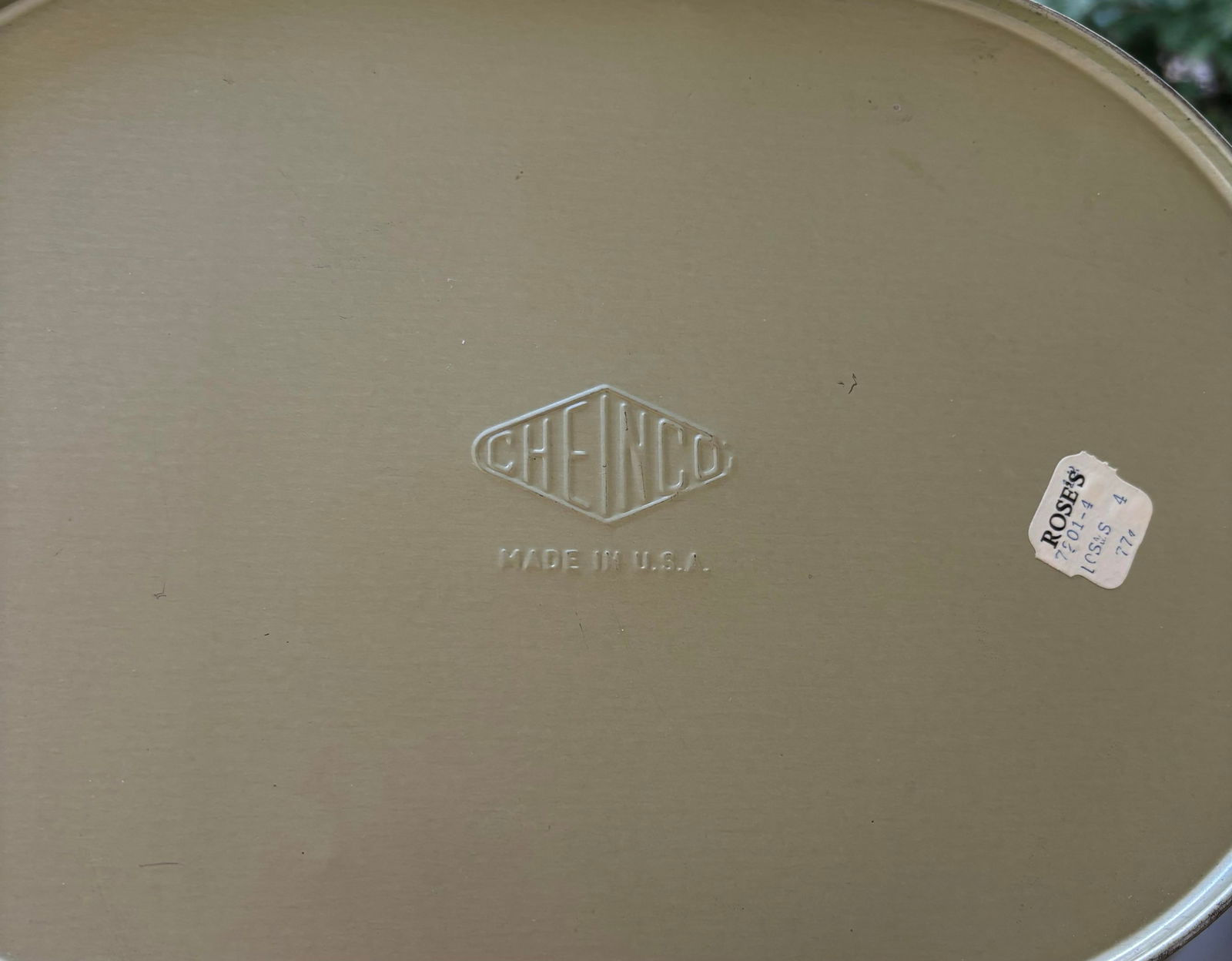 1950s Cheinco Metal Waste Paper Basket of Bruton Parish Church in Williamsburg Va Signed Robert F. S - 10