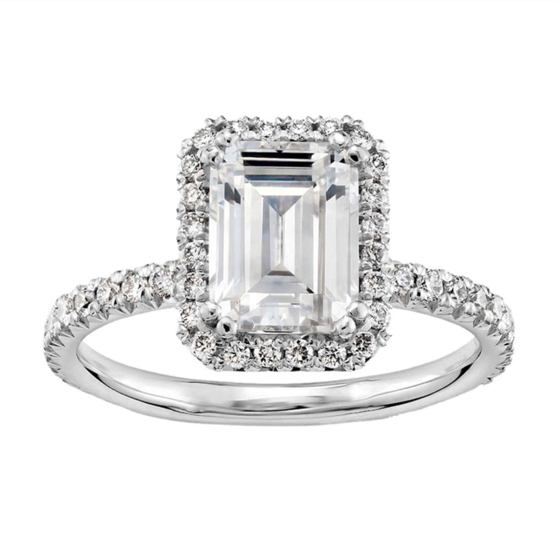GIA Certified Engagement Ring Cushion Diamond Cut - 4