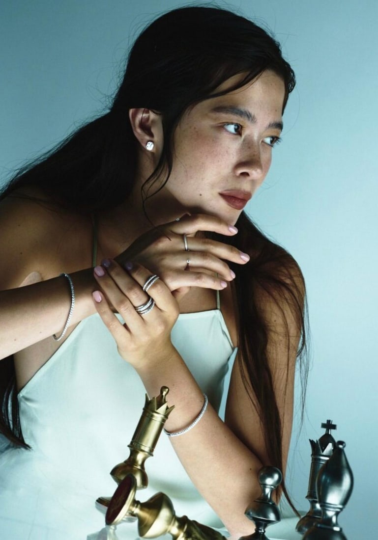 Modern Diamond White Gold Exclusive Ring for Her - 14