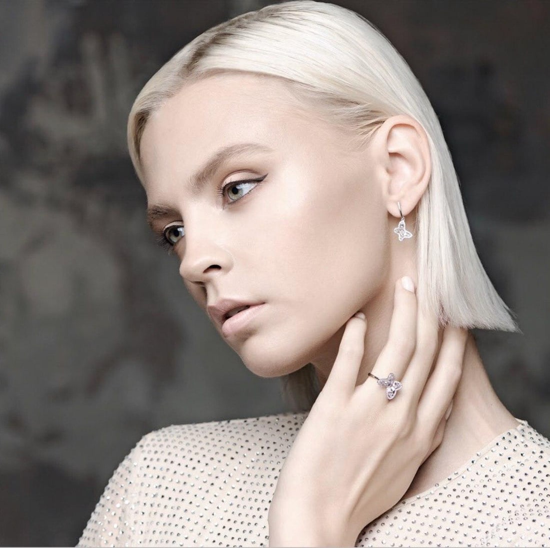 Customisable White Diamond Baguette White Gold Fashion Modern Pendant Necklace - 6