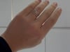 Chic Diamond White Gold Exclusive Ring for Her - 15