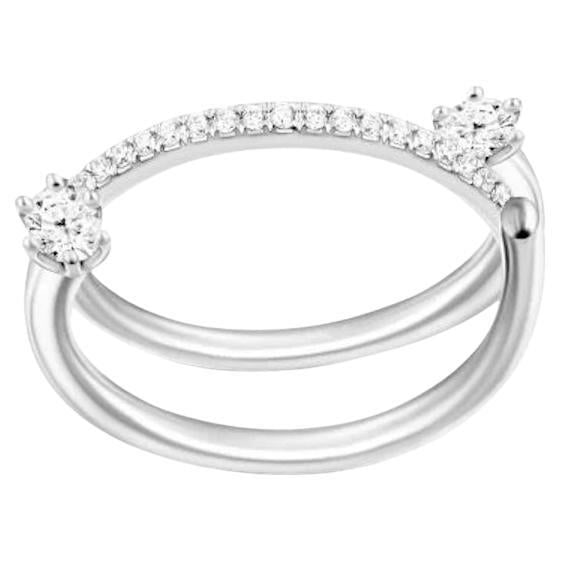 Modern Diamond White Gold Exclusive Ring for Her - 7