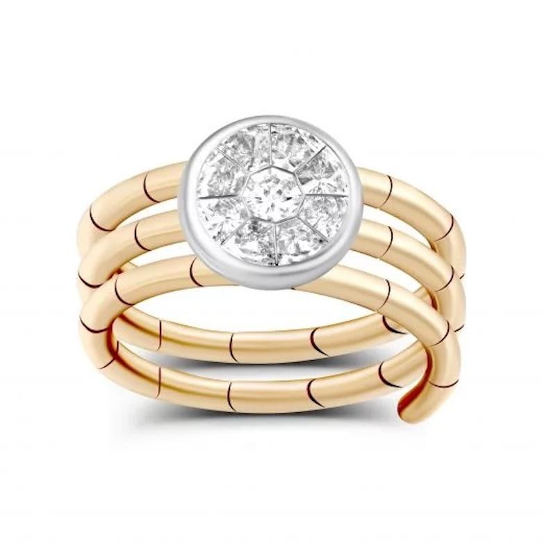 Stunnings Diamond Yellow Gold Exclusive Ring for Her - 3