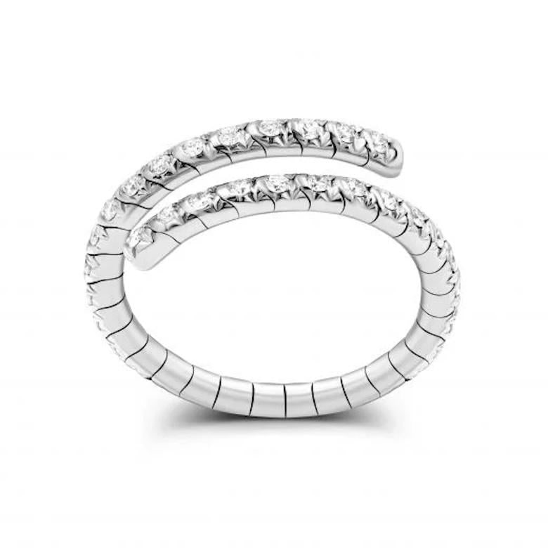 Mini Serpent Diamond Yellow Gold Exclusive Ring for Her - 16