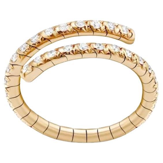 Mini Serpent Diamond Yellow Gold Exclusive Ring for Her (1 of 19)