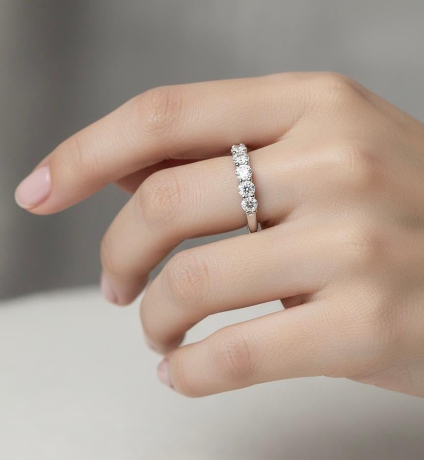 Every Day Diamond White Gold Exclusive Ring for Her - 6