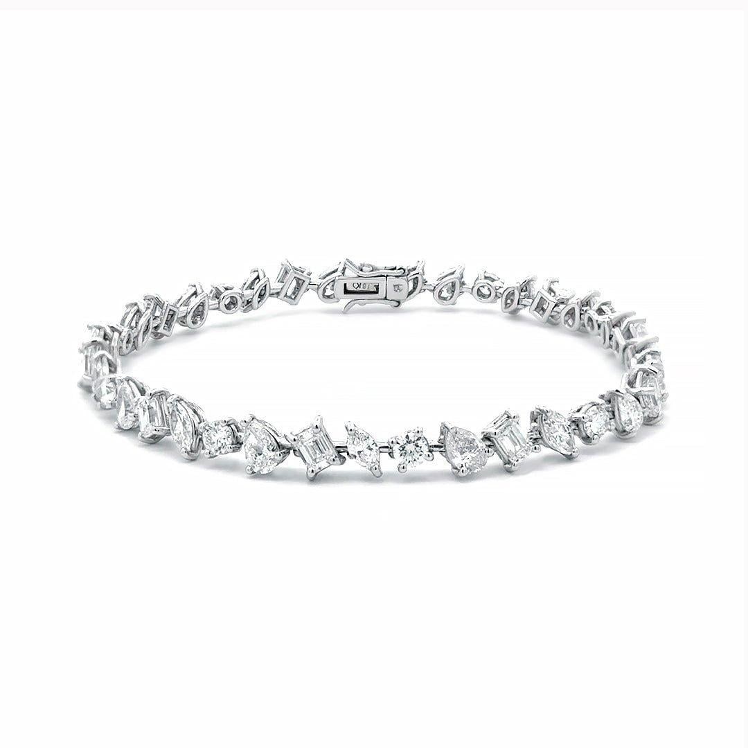 Capsule Chaos Diamond Gold 18K Bracelet for Her - 5