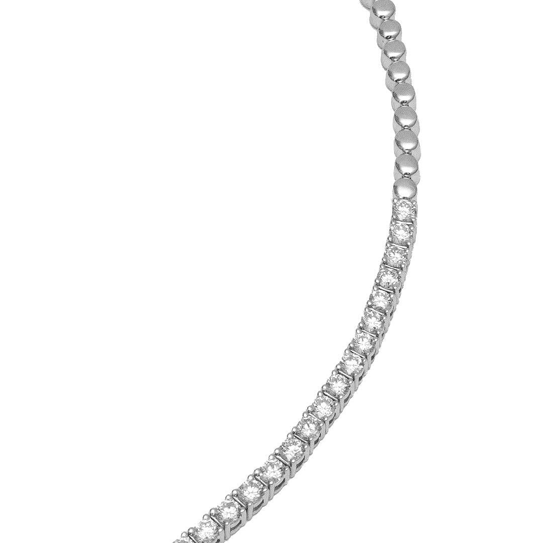 Capsule Soft Diamond 18K Gold Necklace for Her - 3
