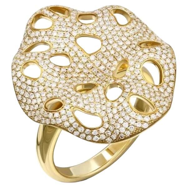 Classic Diamond Yellow Gold Exclusive Ring - 16