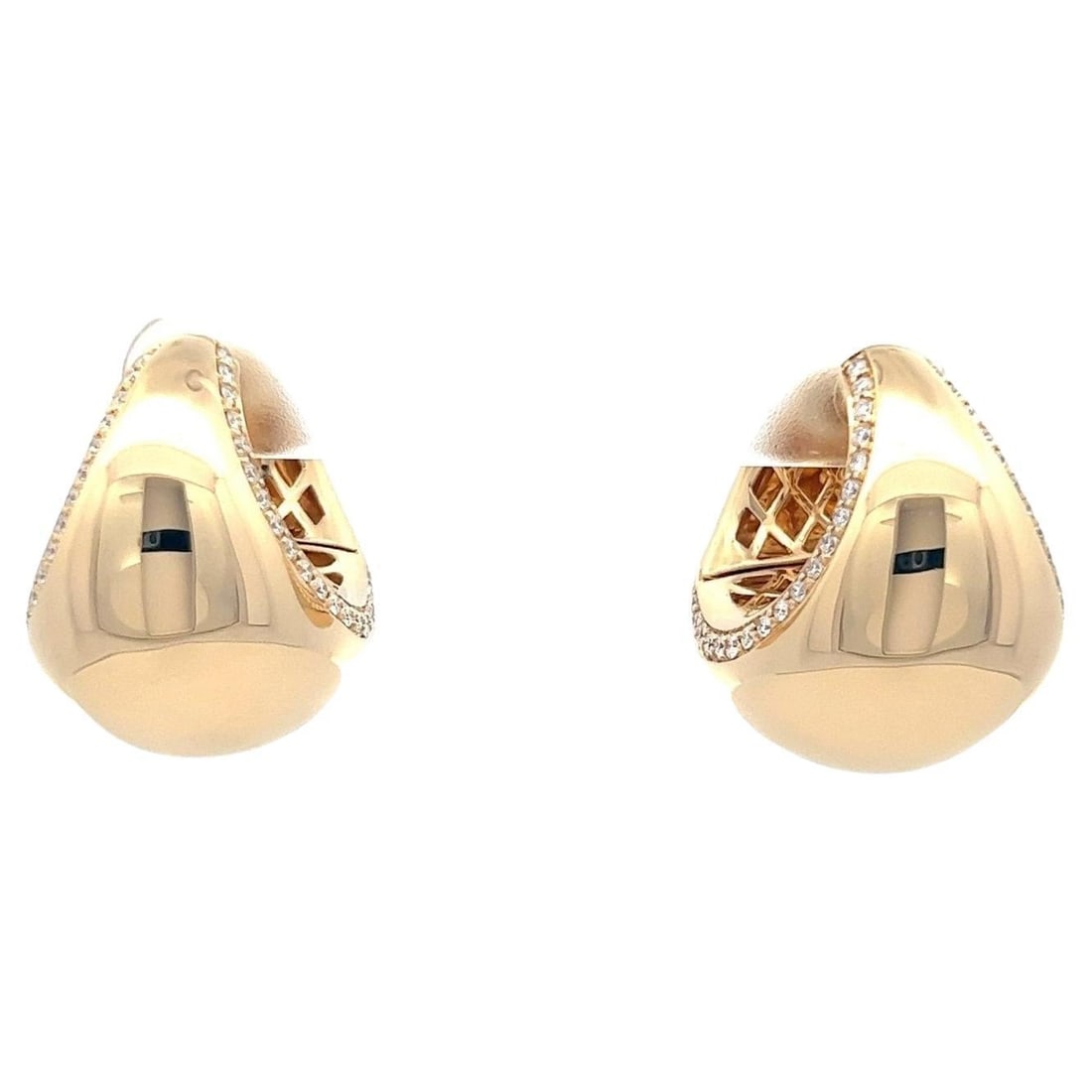Festive Diamond 18K Yellow Gold Exclusive Earrings (1 of 20)