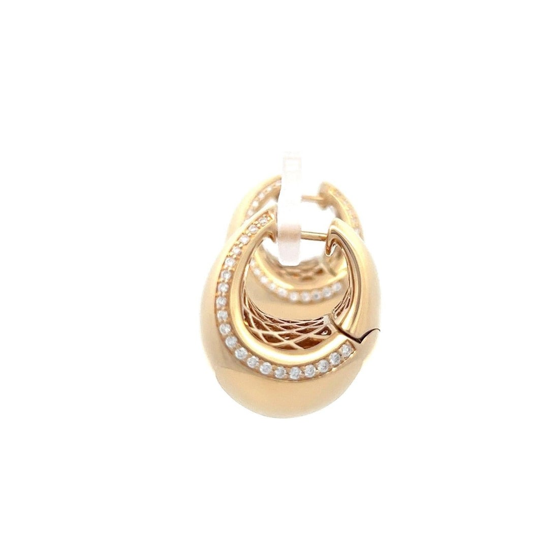 Festive Diamond 18K Yellow Gold Exclusive Earrings - 2