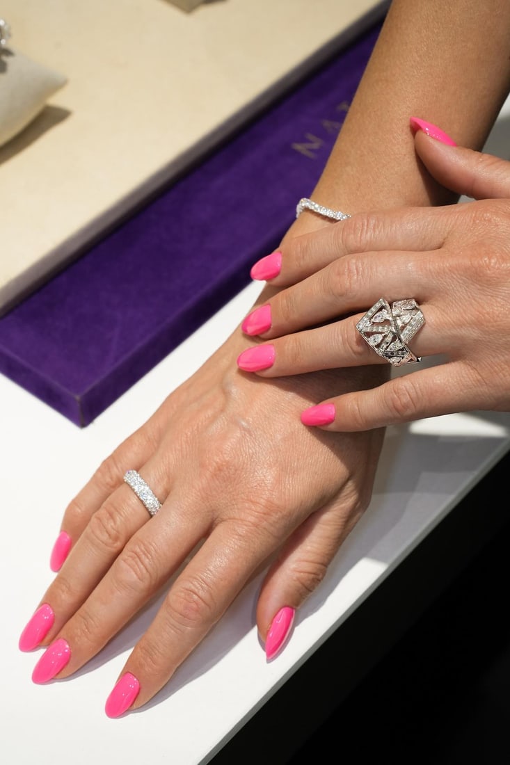 Geometry Diamond 18K White Gold Exclusive Ring - 5