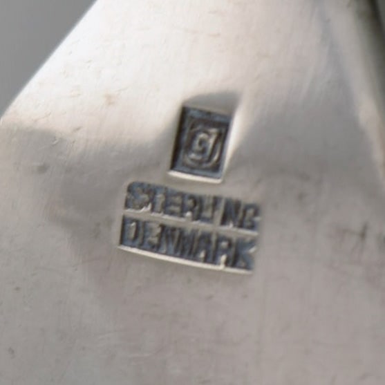 Georg Jensen Lily of the valley pastry forks in sterling silver. 10 pcs. in stock. - 5